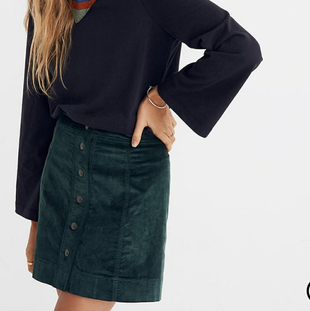 NWOT Madewell skirt button down